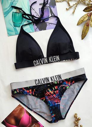 Calvin klein m 75b 75c 80a 80b купальник треугольники раздельный