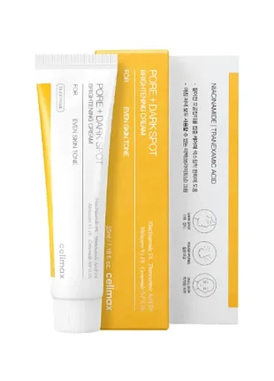 Celimax pore+dark spot brightening cream – освітлювальний крем 35 мл