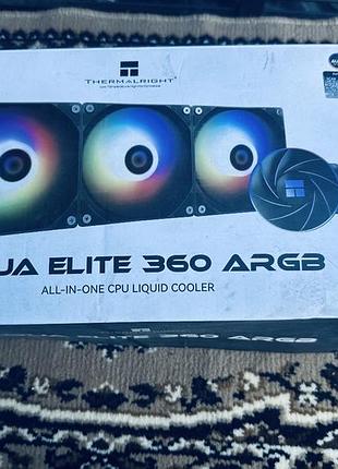 Thermalright aqua elite 360 argb — жидкостное охлаждение 360 мм (aio)