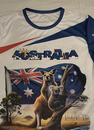 Australia - стильная коллекционная футболка с патриотическим австралийским 3d принтом - l, унисекс