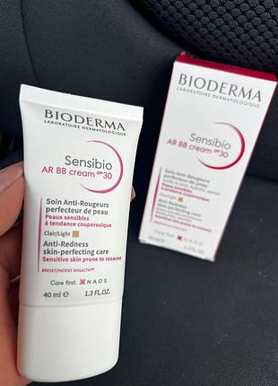 Bioderma sensibio ar bb cream spf 30, light — 40 мл