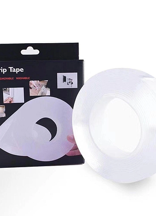 Многоразовый двусторонний скотч grip tape крепежная лента 2 м