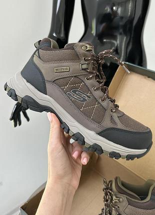 Качественные классические ботинки skechers selmen - melano