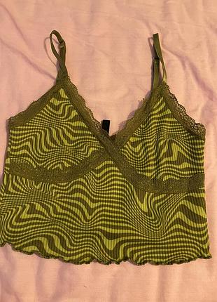Майка топ h&m, розмір s 💚
