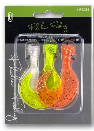 Сменный хвост для джеркбейт fladen tailbaits xl 3-pack (18-7180-3) – силиконовая приманка на щуку