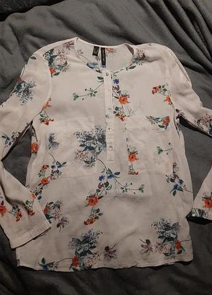 Блуза mng collection (mango) с цветочным принтом