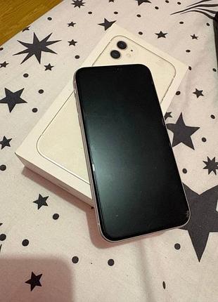 Iphone 11 128gb white | face id | neverlock | оригінальна коробка | чохли в подарунок