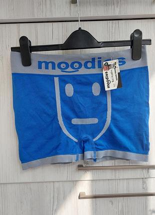 Бесшовные трусы боксеры moodies размер l