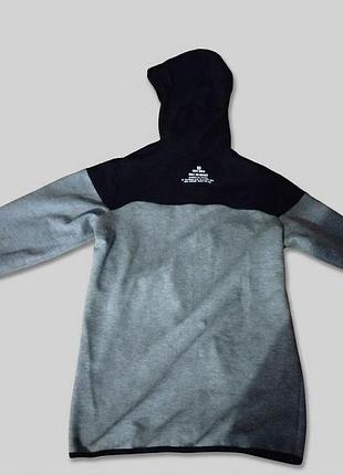 Кофта чоловіча cape davis half/zip сіра з чорним, розмір s-m