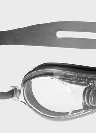 Очки для плавания arena zoom x-fit серебряный, прозрачный уни osfm