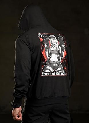 Милитари худи trenash queen of hearts вт4688