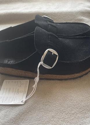 Birkenstock boston чорні 41 р. / 26,5 см — нові