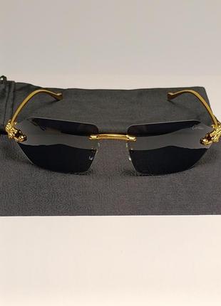 🕶️🕶️ сонцезахисні окуляри в дизайнерській металевій оправі кольору золота 🕶️🕶️