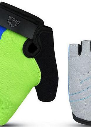 Велорукавиці prox kids basic зелений (a-pz-0904)