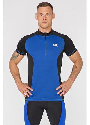 Велосипедная футболка radical racer sx черный / синий (racer-sx-blue)