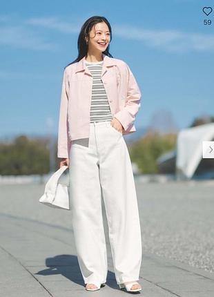 Легкий блейзер  жакет  з відкладним  коміром uniqlo uniqlojapan