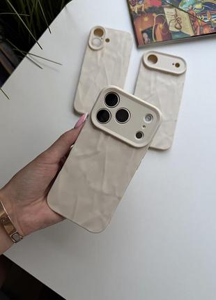 Чохол iphone texture beige
