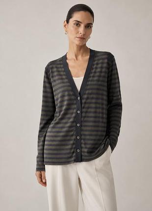 Burberry кардиган у смужку вовна