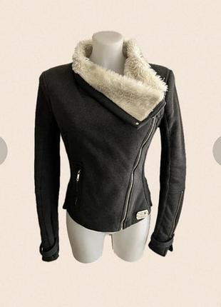 Куртка косуха на меху  elizabetta  frqnchi gold label jeans