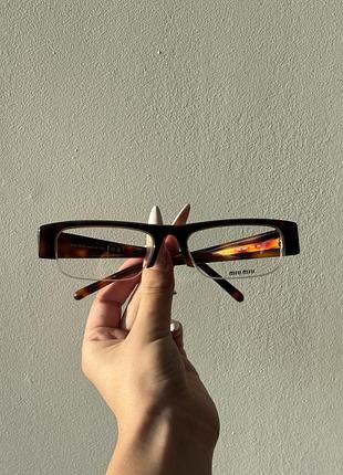 Окуляри miu miu vedette brown leo 52/18/145 one size