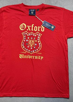 Оксфорд университет мерч футболка размер м красная oxford university