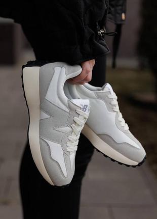 New balance 327 grey white