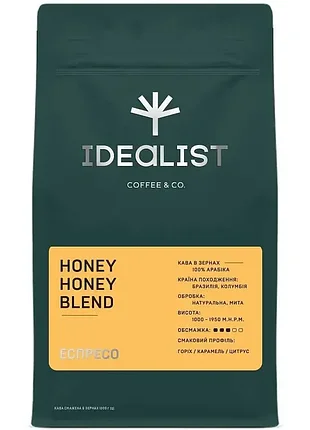 Кава idealist coffee & co. honey honey blend в зернах