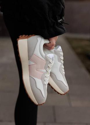 New balance 327 grey pink