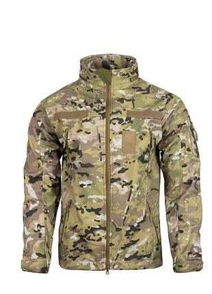 Куртка softshell с липучками для шевронов multicam v&t