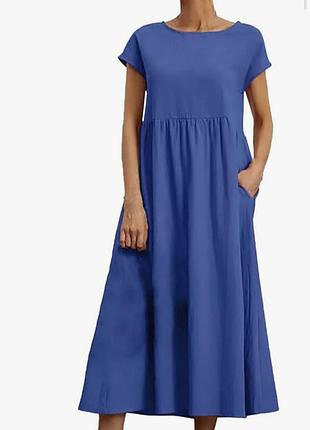 Комфортное с карманами платье 👗