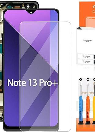 Комплект дисплей agcut xiaomi redmi note 13 plus 5g з тачскріном і рамкою та інструментами заміна екрану