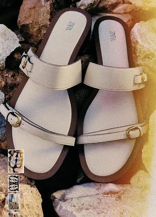Плоскі сандалі  zara 39 розмір