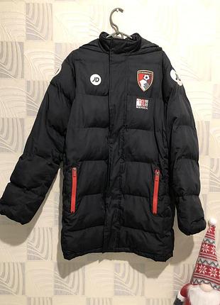 Зимова куртка пуховик фк борнмут afc bournemouth jd sports / парка / б в оригінал