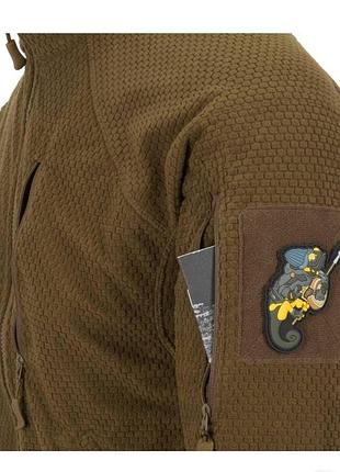Флисовая кофта helikon alpha tactical - coyote 3