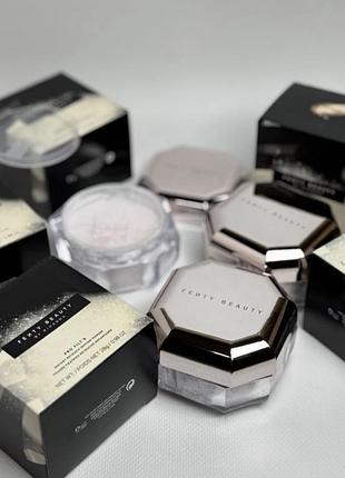Розсипчаста пудра для обличчя  fenty beauty  ефект фотошопу🖤