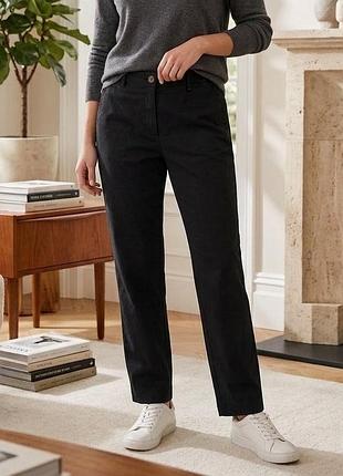 Женские черные брюки чинос marks &amp; spencer chinos р.97 14 regular