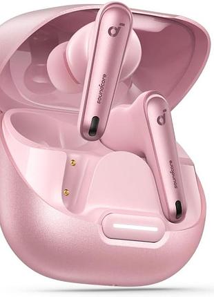 Навушники anker soundcore liberty 4 nc pastel pink, anc 98,5%, ldac, bluetooth 5.3, 50 год, ipx4, бездротова зарядка