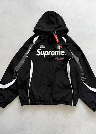 Куртка supreme x umbro spm бомбер ветровка оверсайз суприм умбро y2k