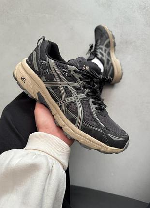 Мужские кроссовки asics gel-venture 6 black/grey