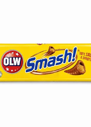 Шоколадка сладко-солона smash marabou ,шведский шоколад, 150 г