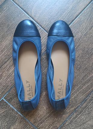 Балетки mally made in italy, натуральная кожа, р. 39
