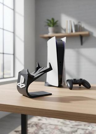 Підставка для контролерів playstation з логотипом (dualshock 4/dualsense) чорний