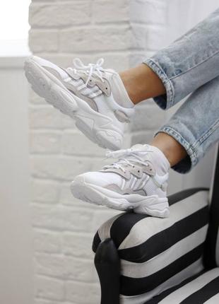 Кросівки adidas ozweego white кросівки4 фото