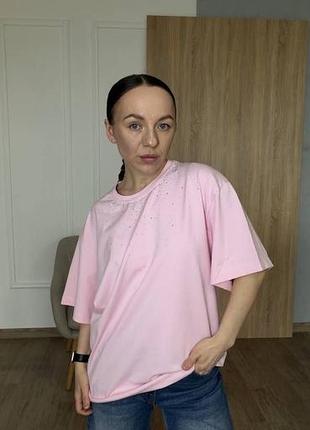 Футболка з стразами