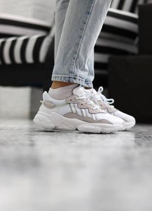 Кросівки adidas ozweego white кроссовки8 фото