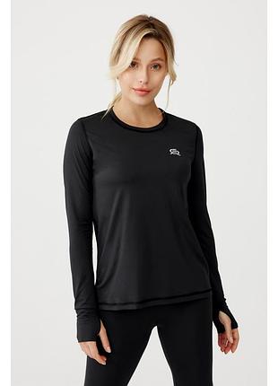Лонгслів radical fun ls для тренувань чорний (fun-ls-black)