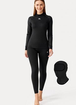 Термобілизна radical speed x winter з балаклавою, чорний (winter-black)