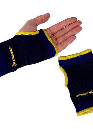 Эластичный манжет на руку dunlop 1шт сине-желтый (273821)