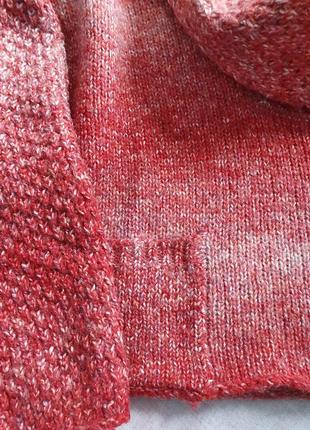 Свитер реглан с большим хомутом  светер реглан джемпер красний4 фото