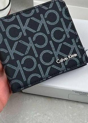 Кошелек calvin klein, мужской кошелек на подарок, кошелек келвин клейн в фирменной коробке